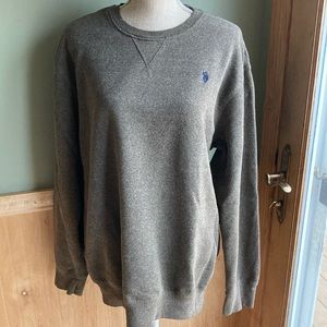 US Polo Assn olive  green sweatshirt